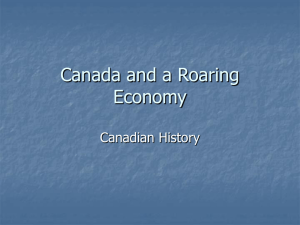 The Roaring Economy PPT (Student Handout)