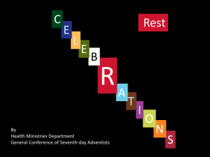 06 Rest Presentation - Adventist Health Ministries