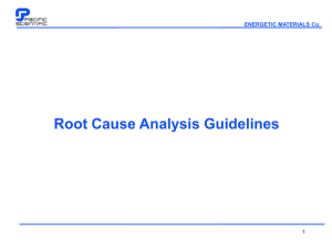 Root Cause Analysis Guidelines