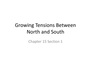 Growing Tensions Between North and South