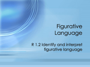 Figurative Language - Mrs. Ross ` 4th Grade Website