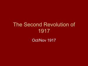 The Second Revolution of 1917