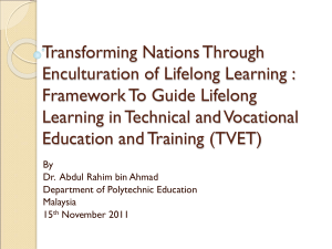 Transforming Nations Through Enculturation of Lifelong Learning