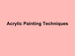Acrylic Painting techniques