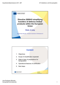 ICT-direktivet ur ett EU