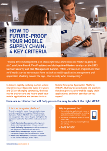 how to future-proof your mobile supply chain: 4 key criteria