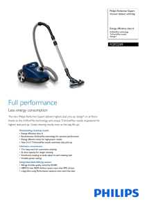 FC8722/09 Philips Vacuum cleaner with bag