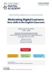 Motivating Digital Learners: - Liceo scientifico Michelangelo
