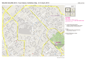 MILANO SALONE 2014：Fuori Salone Exhibition Map 8