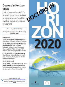EU*s new research and innovation programme