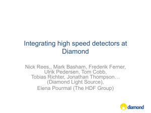 Integrating high speed detectors at Diamond