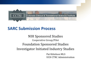 Presentation CTRC Submission Process