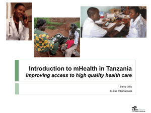 Tanzania mHealth Vision Established
