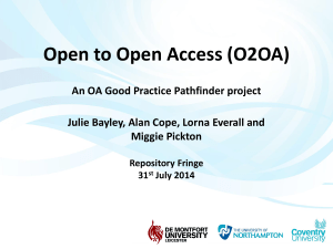 Presentation - Open Access Good Practice