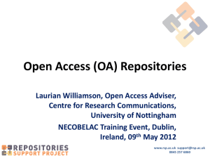 Open Access (OA) Repositories