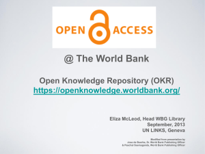 Open Knowledge Repository (OKR)