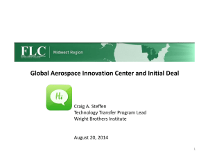 Global Aerospace Innovation Center and Initial Deal Speaker(s)