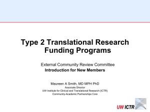 NIH Type 2 Translational Research