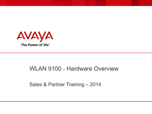 2014-06 WLAN 9100 Hardware Overview