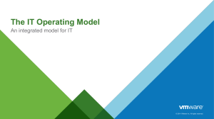 Introducing the IT Operating Model