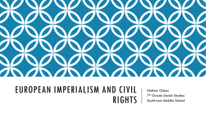 European Imperialism and Civil Rights Vocab-a