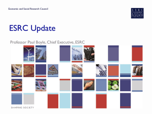 ESRC Update – Spring 2013 - Staffordshire University Blogs