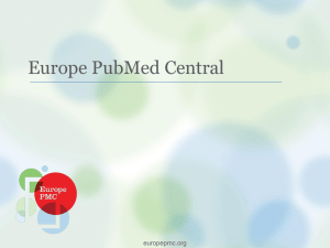 Presentation - Europe PubMed Central