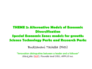 Alternative Models of Economic Diversification - FES
