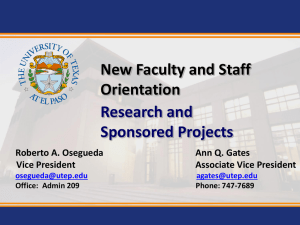 Office of Research & Sponsored Projects