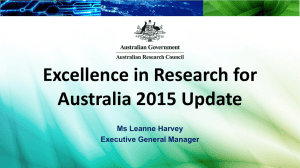 PowerPoint - Australian Research Council