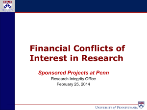 Investigator - University of Pennsylvania