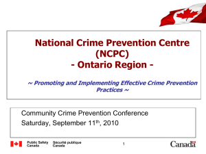 National Crime Prevention Centre