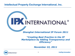 Intellectual Property Exchange International, Inc. Second Potential