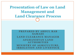 Law on Land Management
