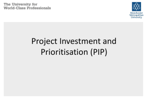 PIP Process Briefing