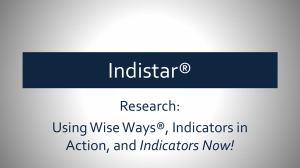Research - Indistar