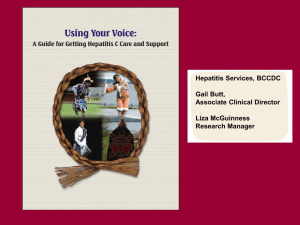 Hepatitis C Guide for Care and Support(Abstract): G. Butt
