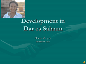 Development in Dar es Salaam