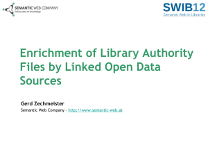 Open Government Data - SWIB