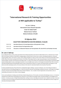 International Research & Training Opportunities at NIH applicable to