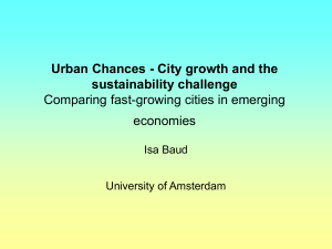 Urban Chances - City growth and the