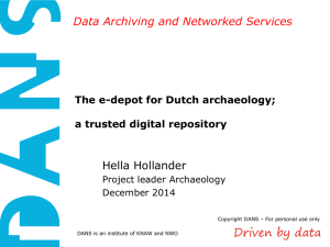 e-Depot Nederlandse Archeologie