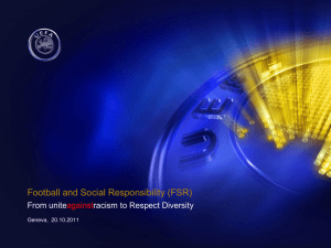 Football and Social Responsibility (FSR)
