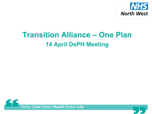 Transition Alliance for Health & WellBeing