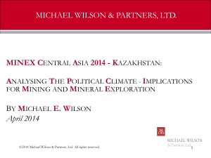 kazakhstan - MINEX Central Asia 2014. Mining and Exploration Forum