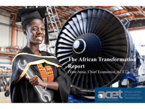 The African Transformation Report