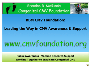 BBM CMV Foundation - Brendan B. McGinnis Congenital CMV