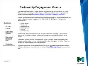Partnership engagement grants - Melbourne