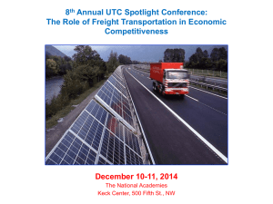 8th Annual UTC Spotlight Conference: The Role of