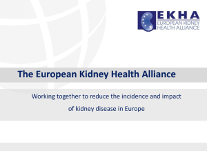 importance of kidney health - ERA-EDTA